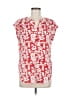 Fun2Fun Red Short Sleeve Blouse Size M - photo 1