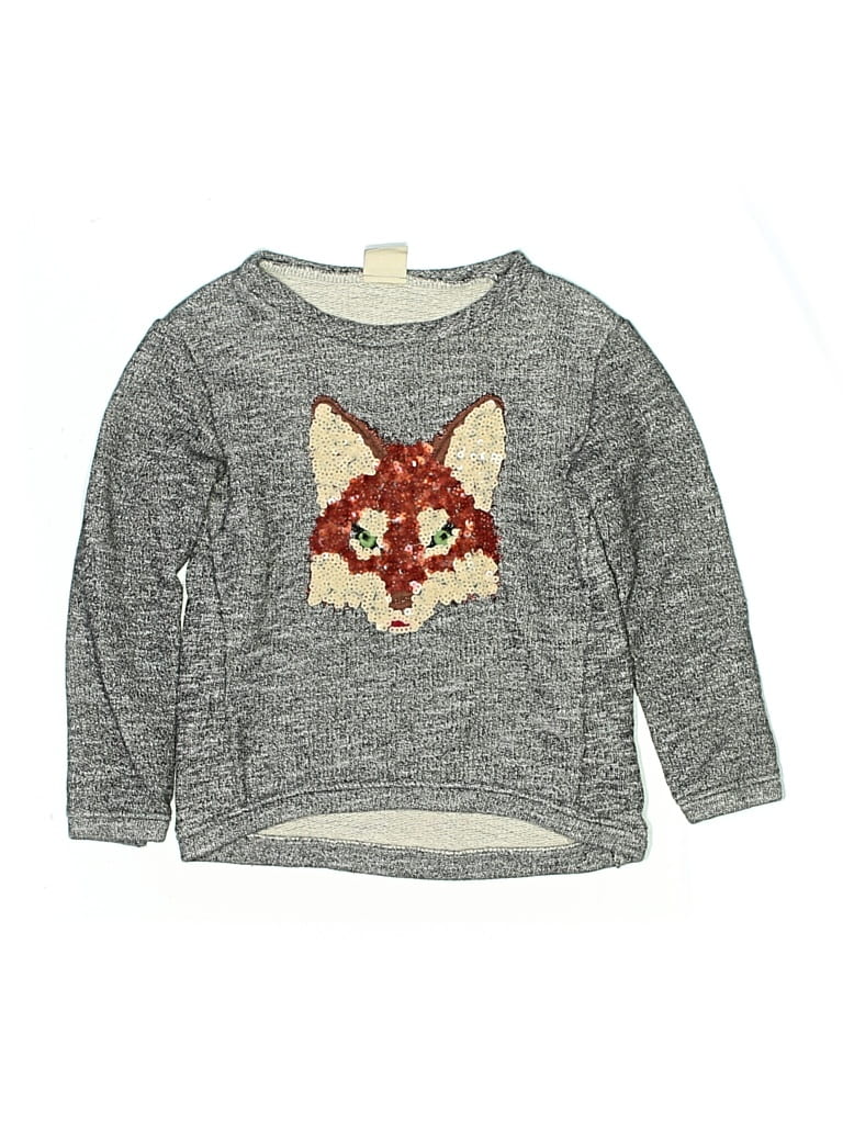 Pre-owned Zara Kids' Pullover Sweater In Gray