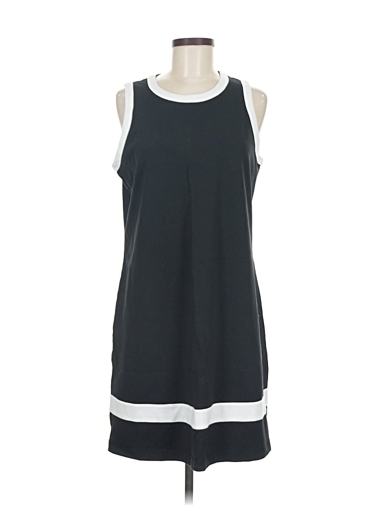 Pre-owned Jjill Casual Dress In Gray