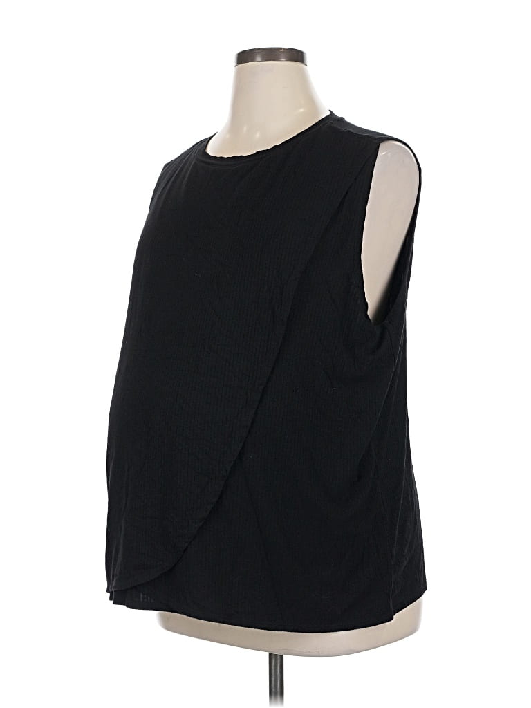 Pre-owned Old Navy - Maternity Sleeveless Blouse In Black