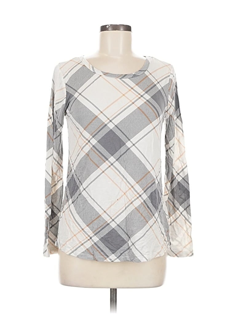 Pre-owned 24/7 Maurices Long Sleeve T-shirt In Gray