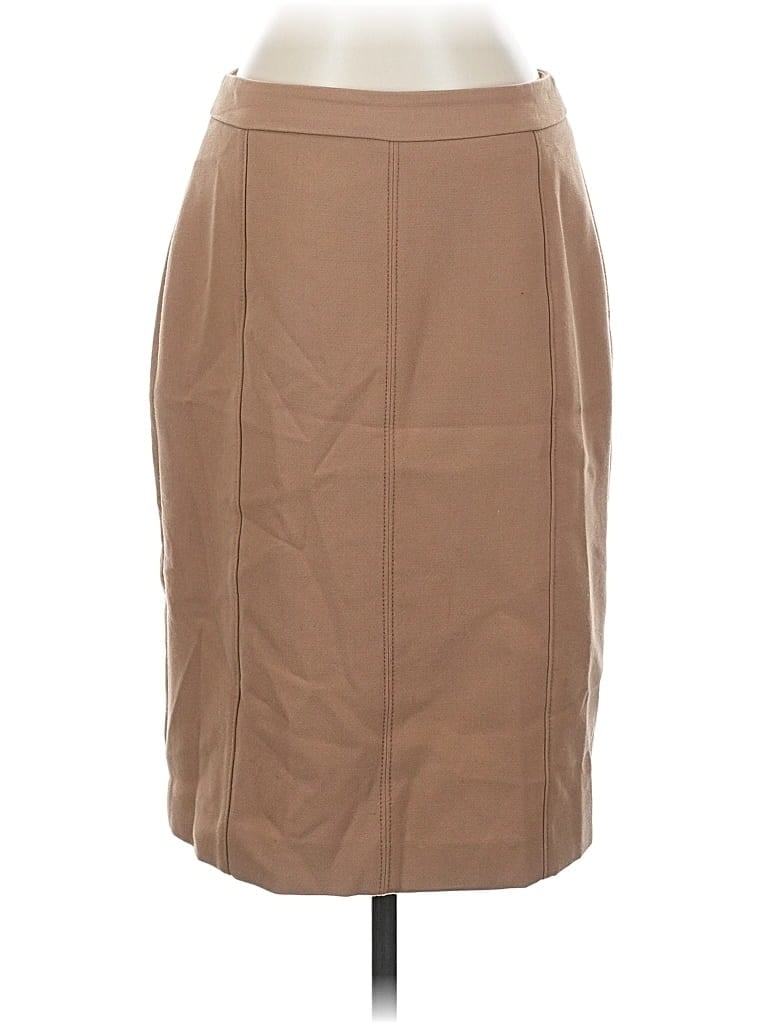 Pre-owned Halogen Formal Skirt In Brown