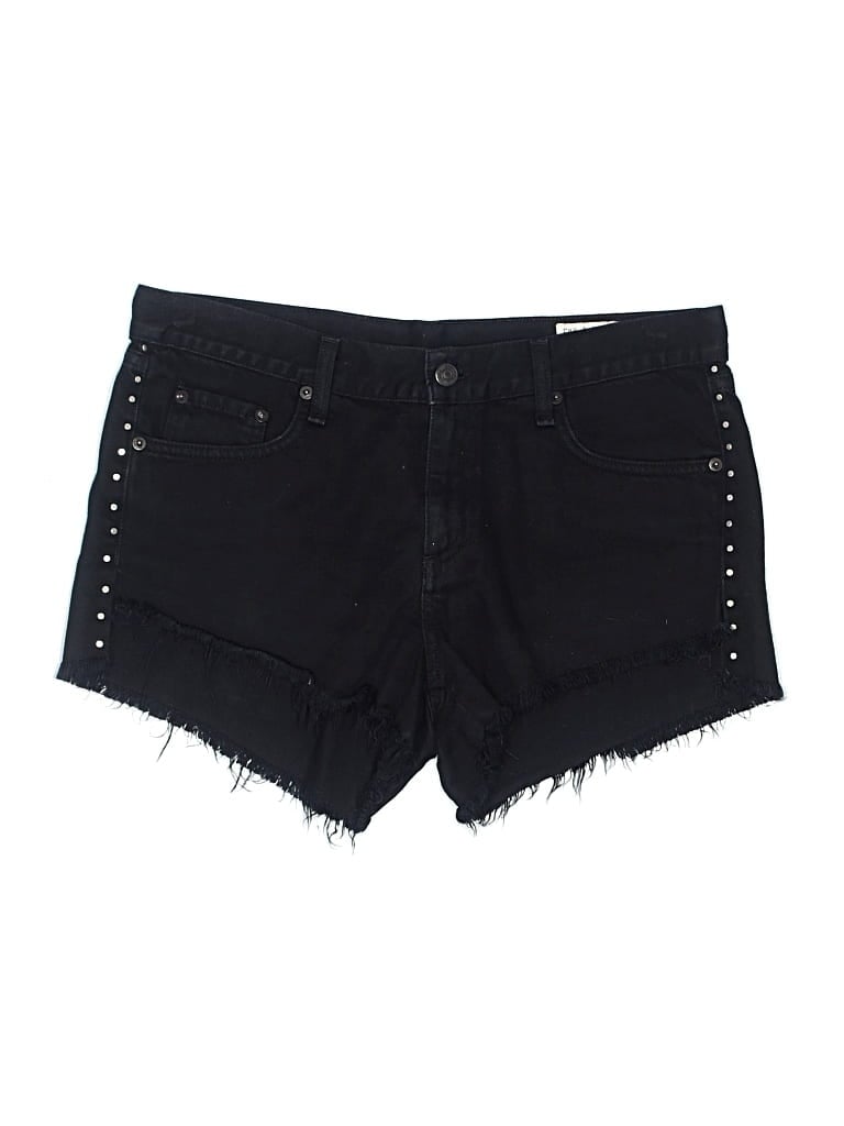 Pre-owned Rag & Bone Denim Shorts In Black