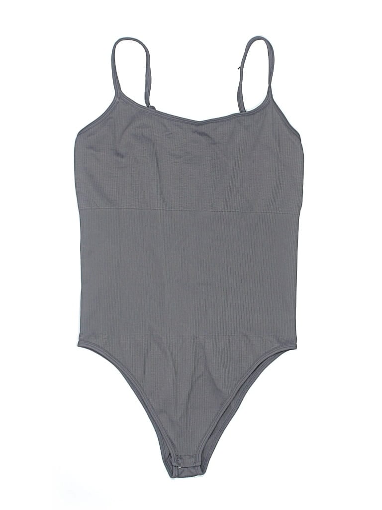 Pre-owned Oqq Bodysuit In Gray