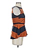 Banana Republic 100% Polyester Orange Sleeveless Top Size 0 - photo 4