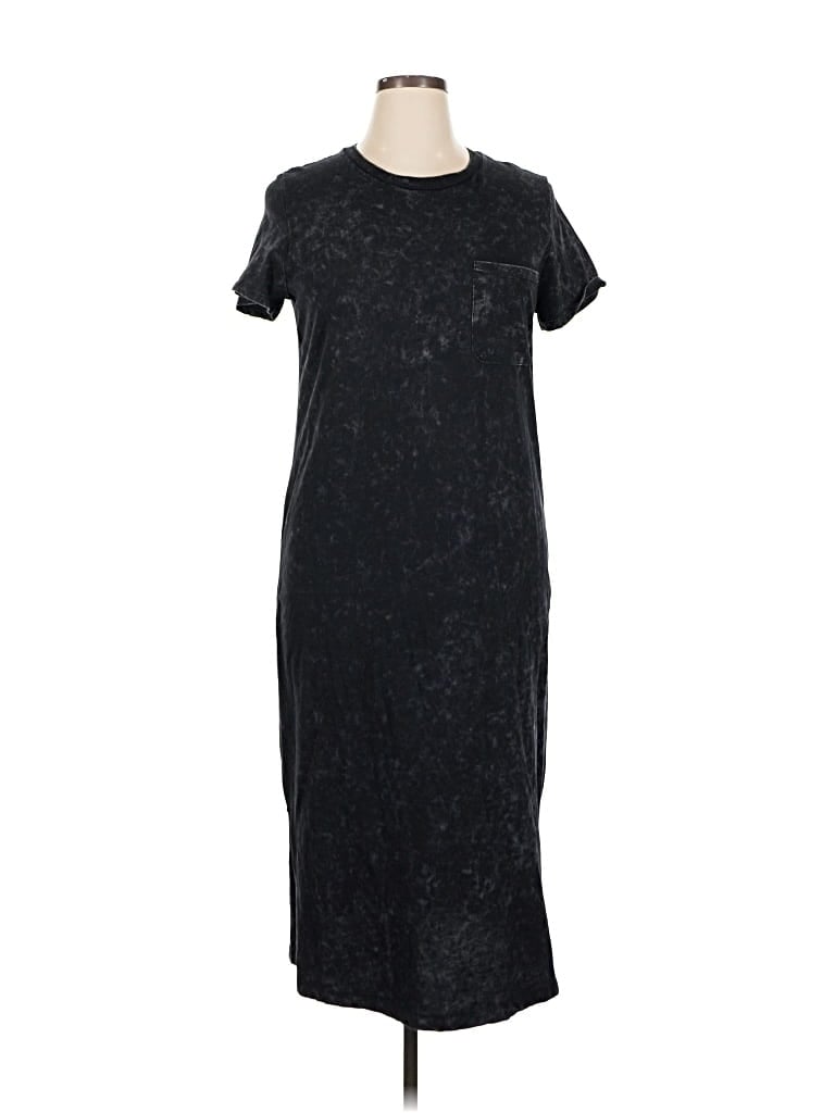 Pre-owned Time And Tru Casual Dress In Black