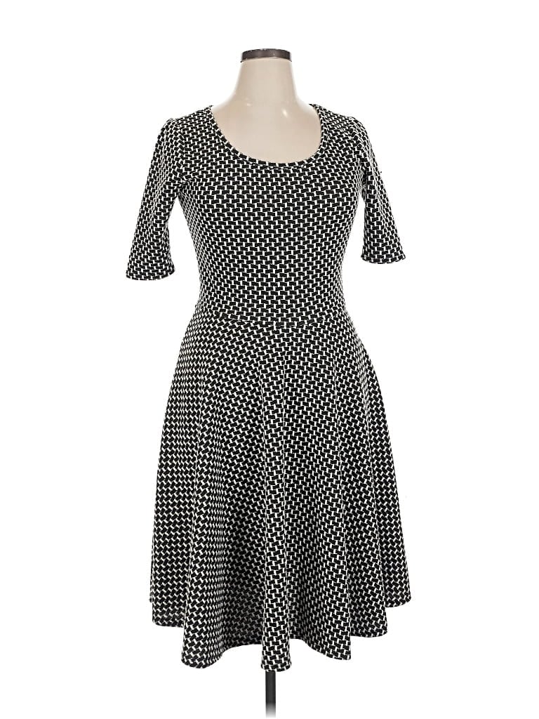 Pre-owned Lularoe Casual Dress In Black
