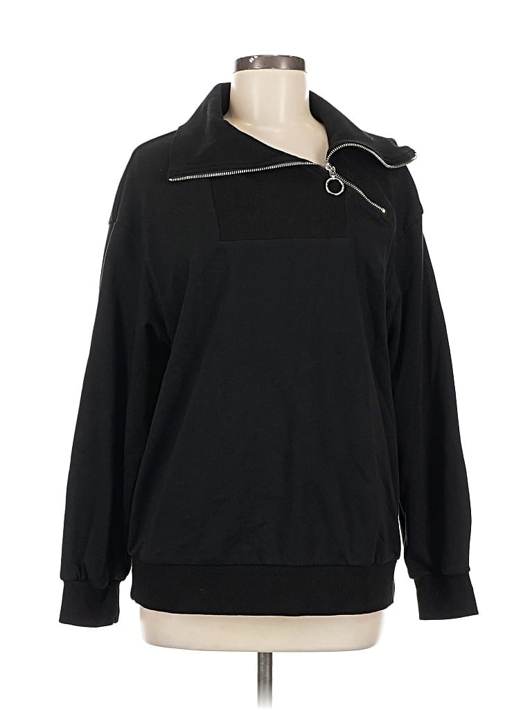 Pre-owned Unbranded Sweatshirt In Black