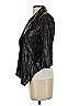 Costa Blanca 100% Polyester Metallic Black Blazer Size 2 - photo 5