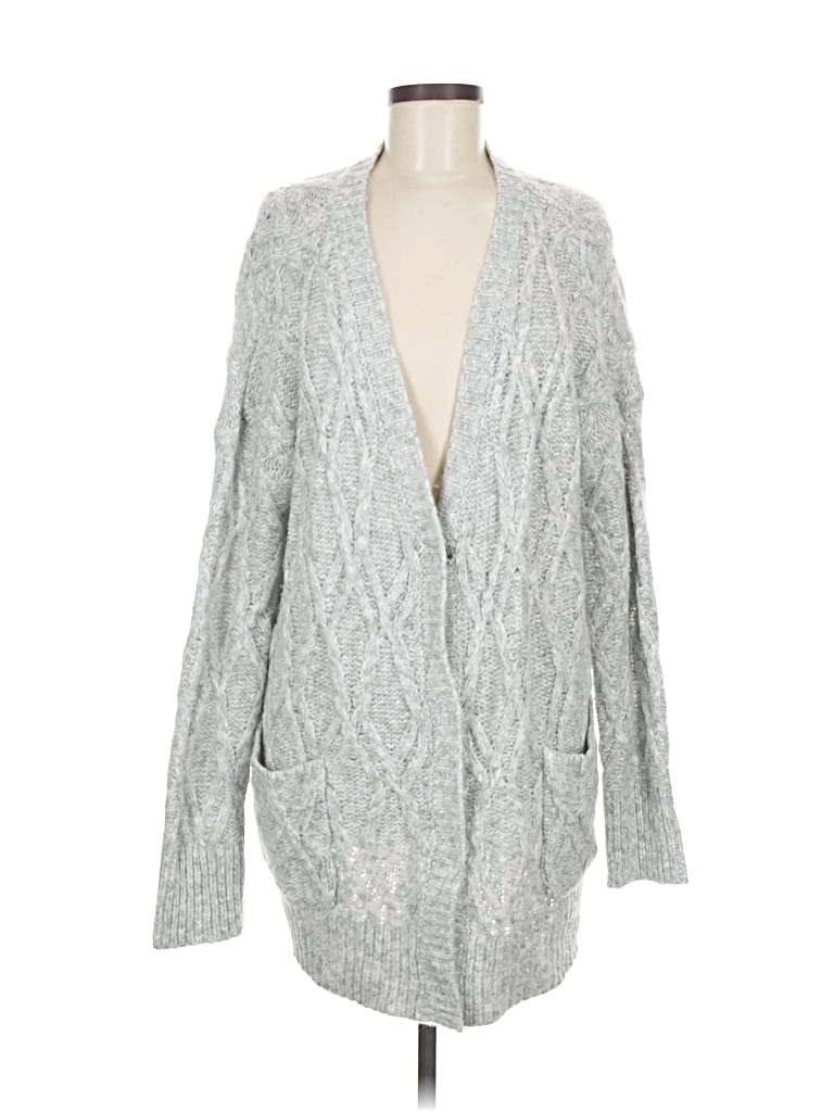 Pre-owned Sanctuary Cardigan Sweater In Gray