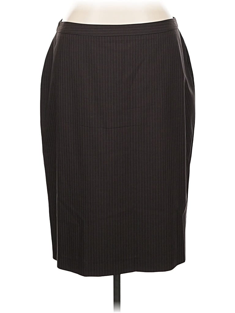 Pre-owned Façonnable Wool Skirt In Brown