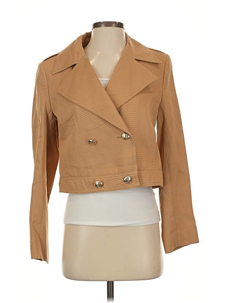 Pre-owned Zara Jacket In Brown