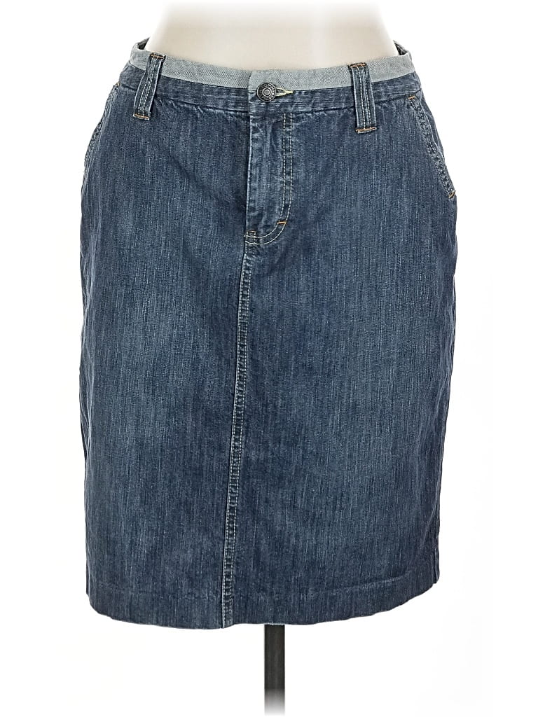 Pre-owned Tommy Hilfiger Denim Skirt In Blue