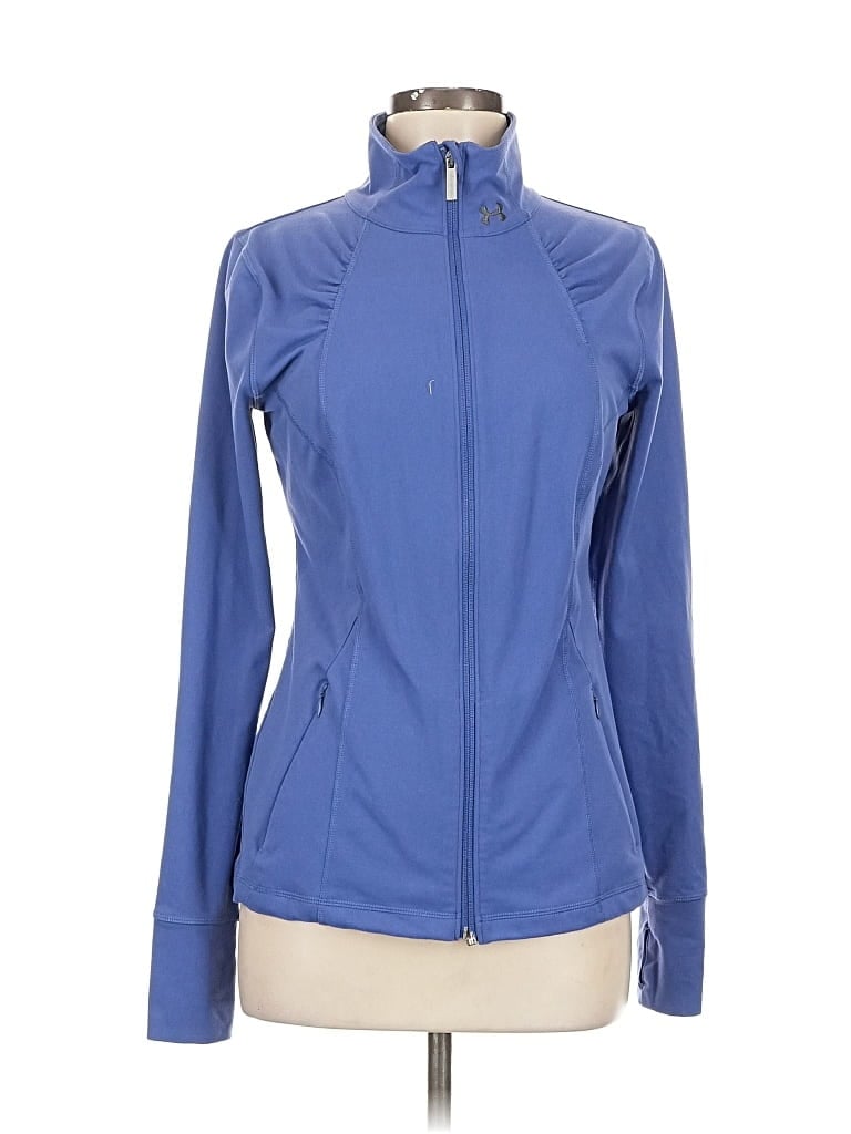 Pre-owned Under Armour Track Jacket In Blue