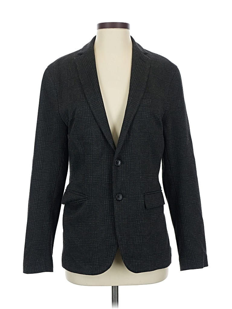 Pre-owned Zara Blazer Jacket In Black