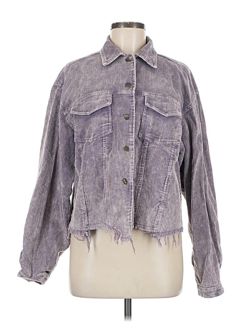 Pre-owned Vici Jacket In Purple