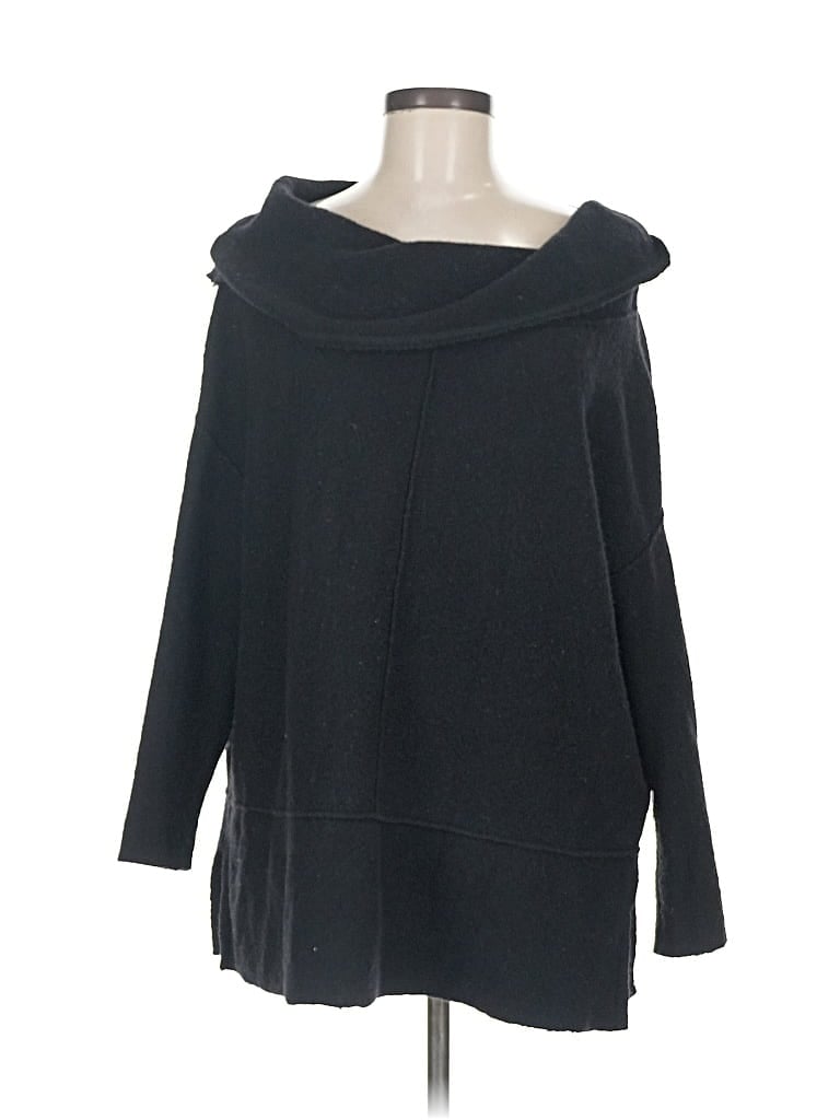 Pre-owned Free People Pullover Sweater In Black