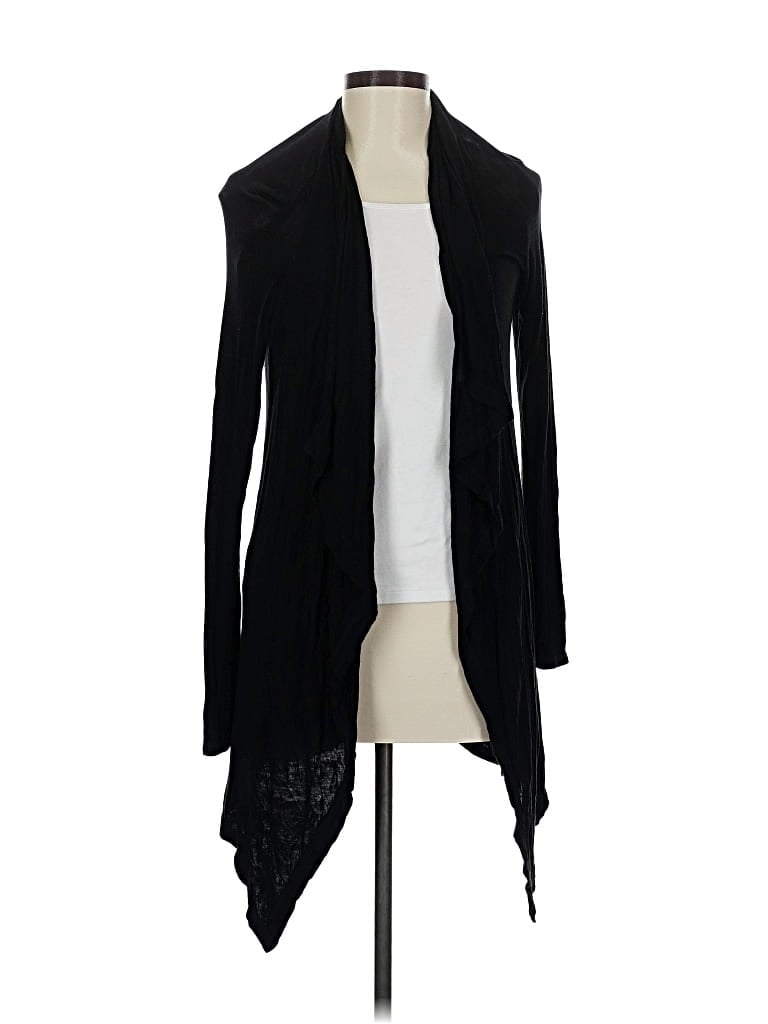 Pre-owned Bordeaux Cardigan Sweater In Black