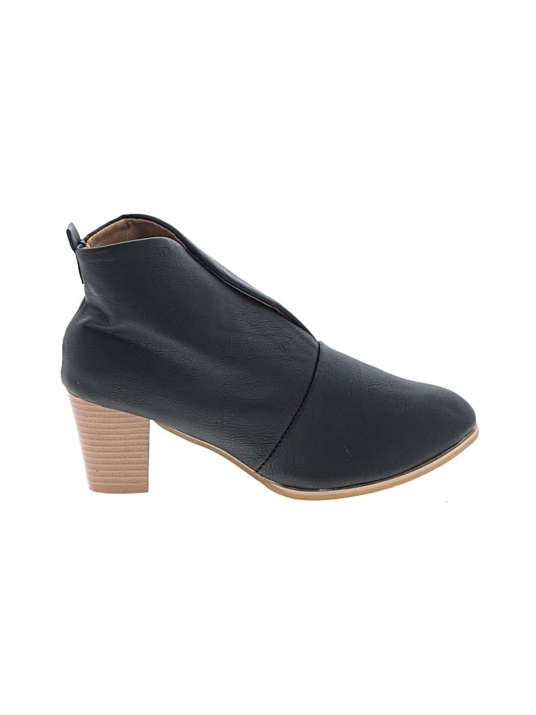 Pre-owned Unbranded Ankle Boots In Black