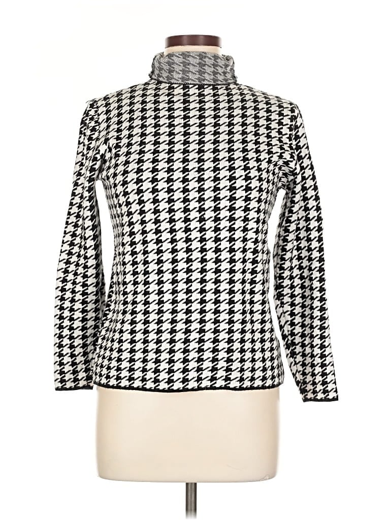 Pre-owned Unbranded Turtleneck Sweater In Black