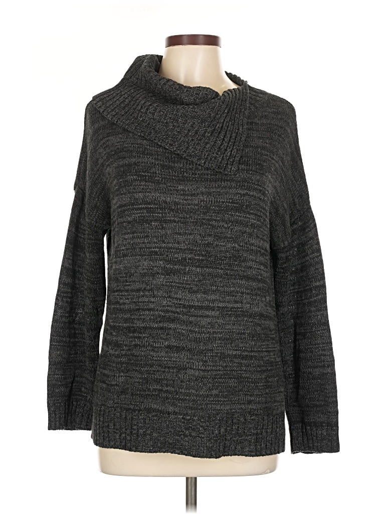 Pre-owned Matty M Turtleneck Sweater In Gray