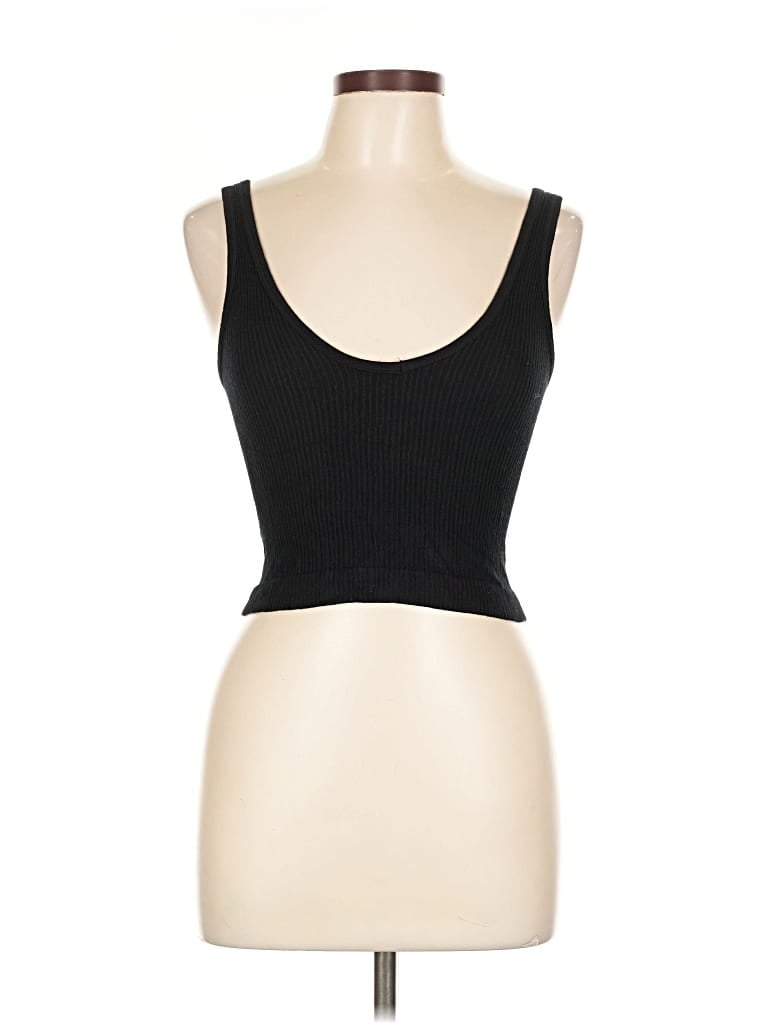 Pre-owned Out From Under Tank Top Black Strapless Neckline Tops