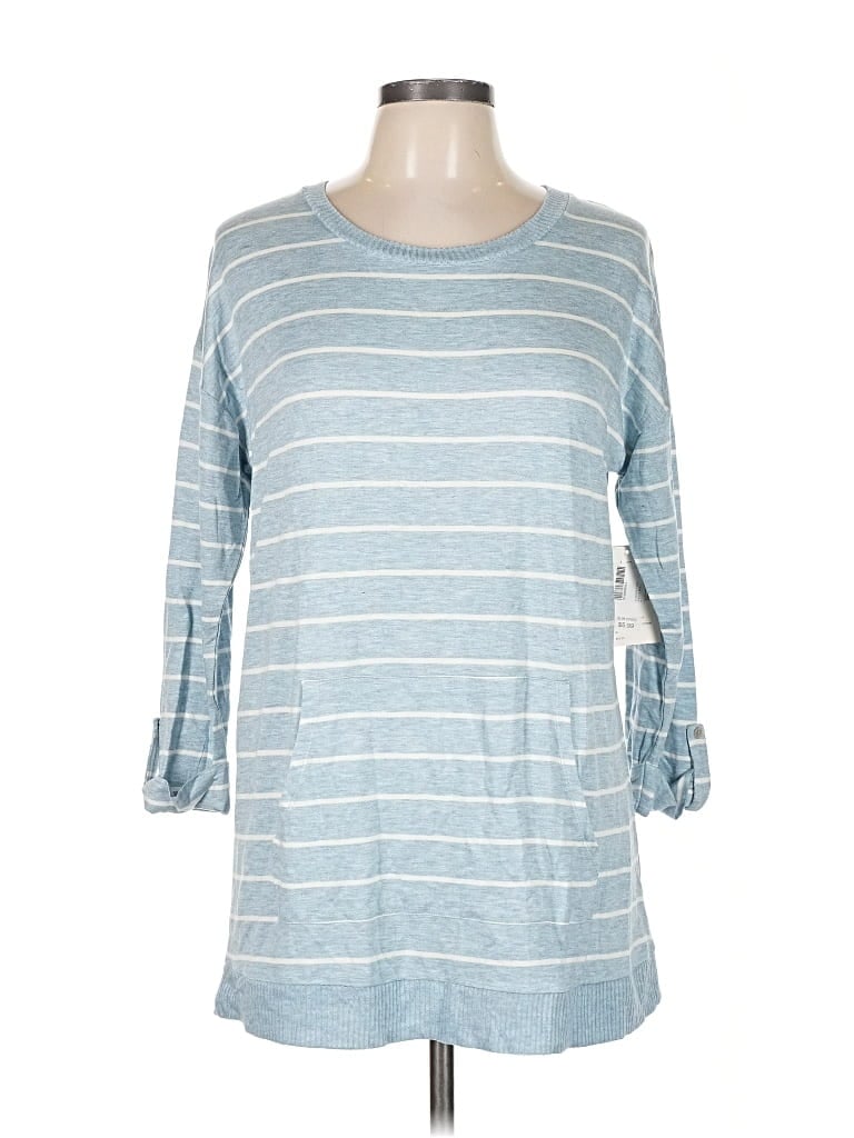 Pre-owned Peyton Primrose Pullover Sweater In Blue