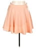 Alamour 100% Polyester Solid Orange Casual Skirt Size L - photo 1