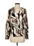 Assorted Brands 100% Polyester Camo Brown Long Sleeve Blouse Size 4 - photo 1