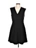 1.State 100% Polyester Solid Black Casual Dress Size 10 - photo 1