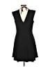 1.State 100% Polyester Solid Black Casual Dress Size 10 - photo 2
