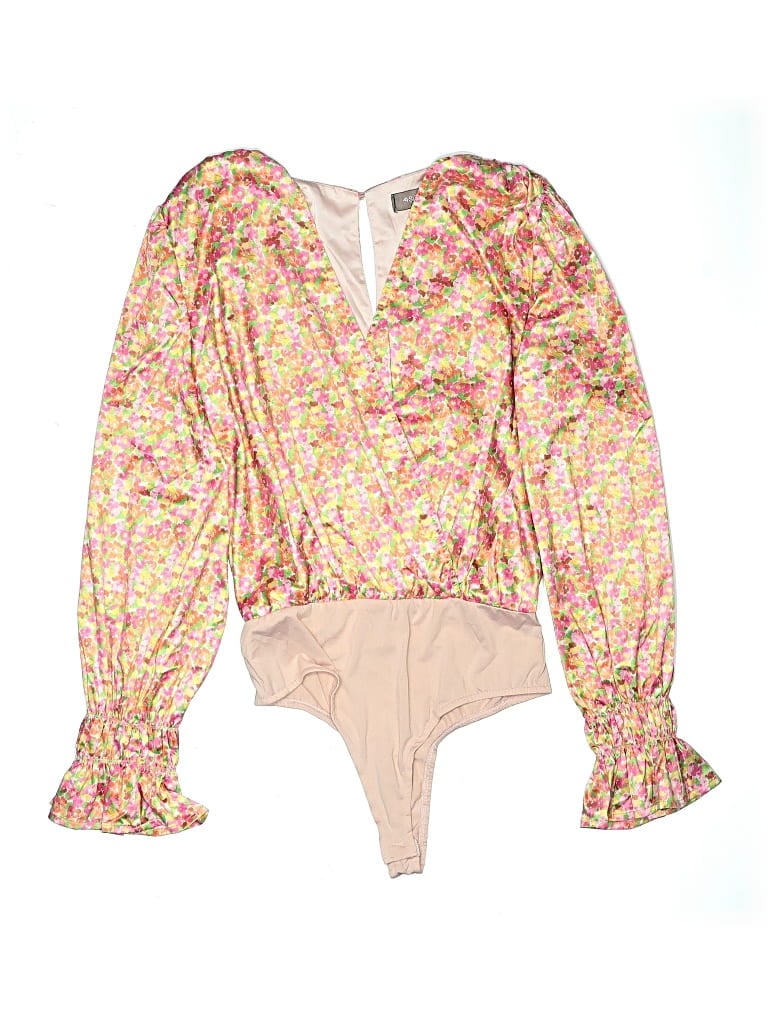 Pre-owned 4si3nna Bodysuit In Pink