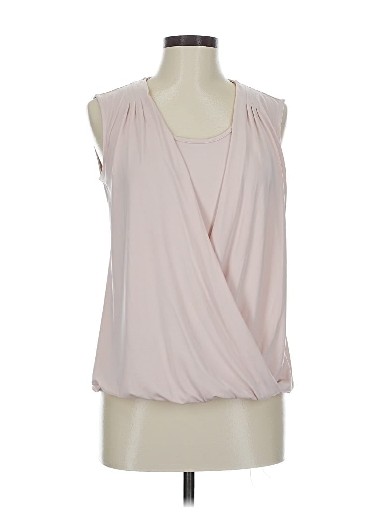 Pre-owned Calvin Klein Sleeveless Blouse In Pink