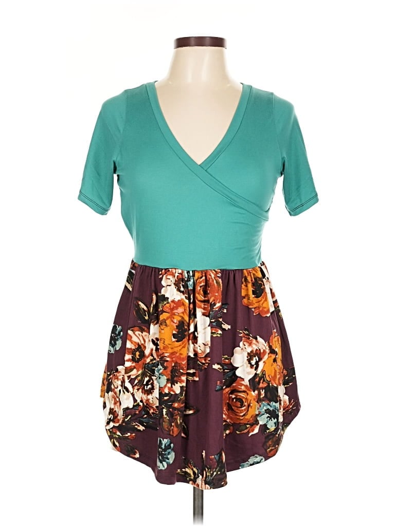 Pre-owned Assorted Brands Casual Dress In Blue