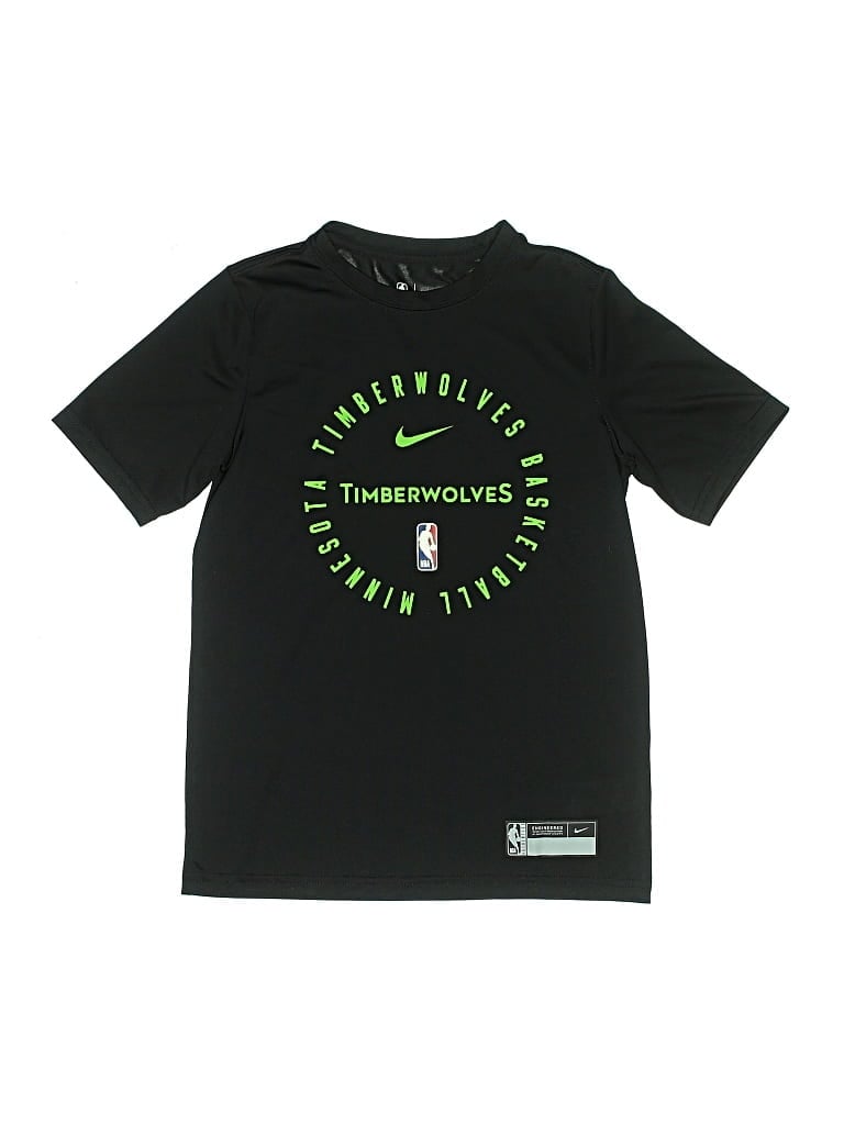Pre-owned Nike Kids' Active T-shirt In Black