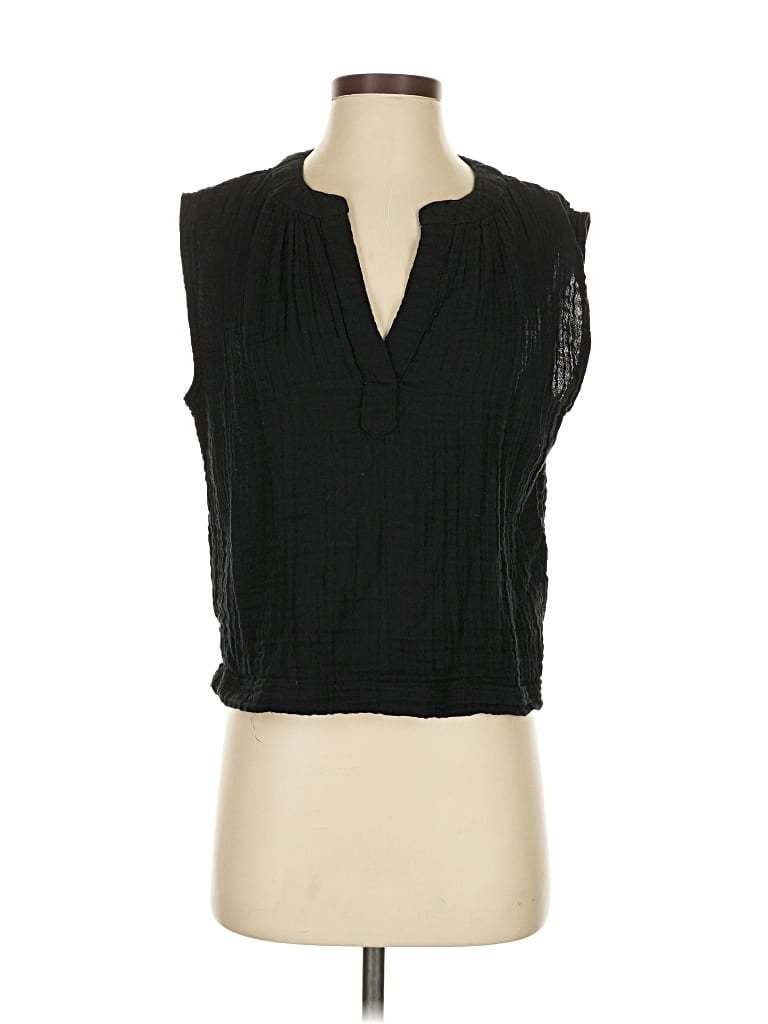 Pre-owned Z Supply Sleeveless Blouse In Black