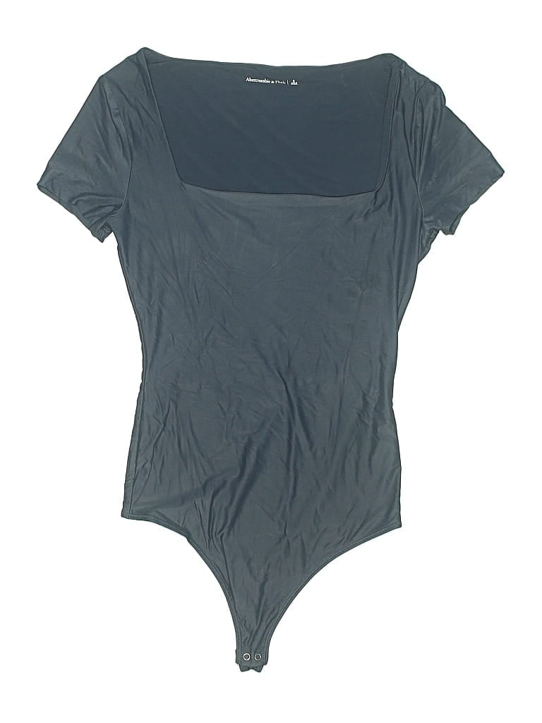 Pre-owned Abercrombie & Fitch Bodysuit In Gray
