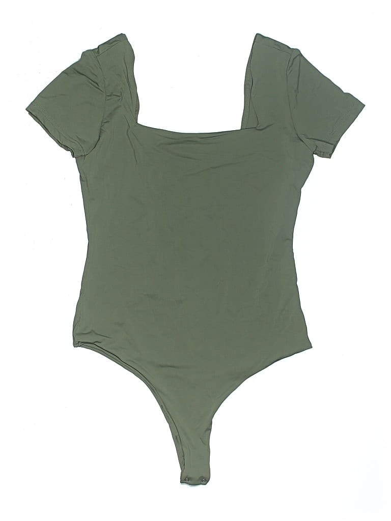 Pre-owned Klassy Network Bodysuit In Green