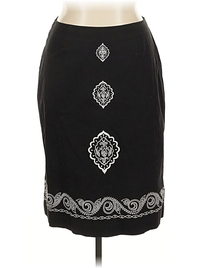 Pre-owned Inc International Concepts Formal Skirt In Black