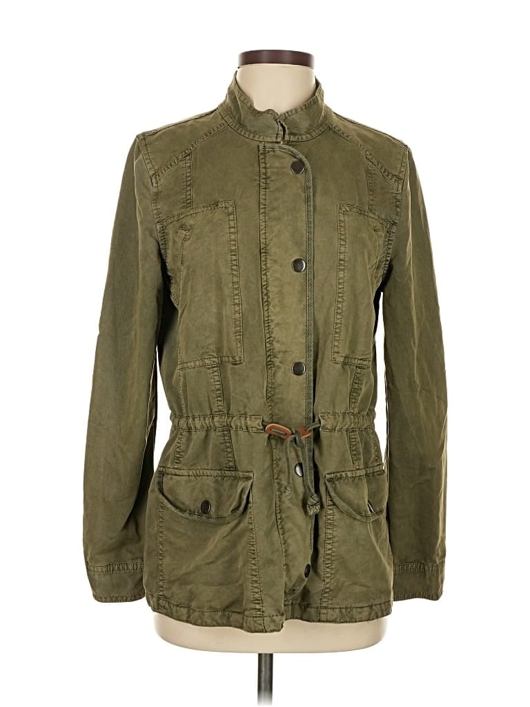 Pre-owned Hinge Jacket In Green