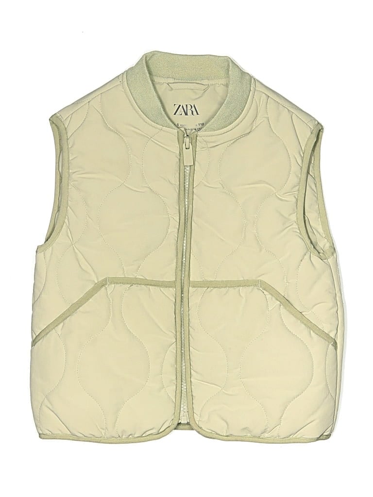 Pre-owned Zara Kids' Vest In Brown