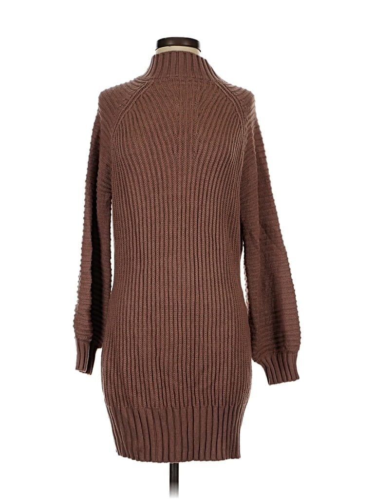Pre-owned Lillusory Turtleneck Sweater In Brown