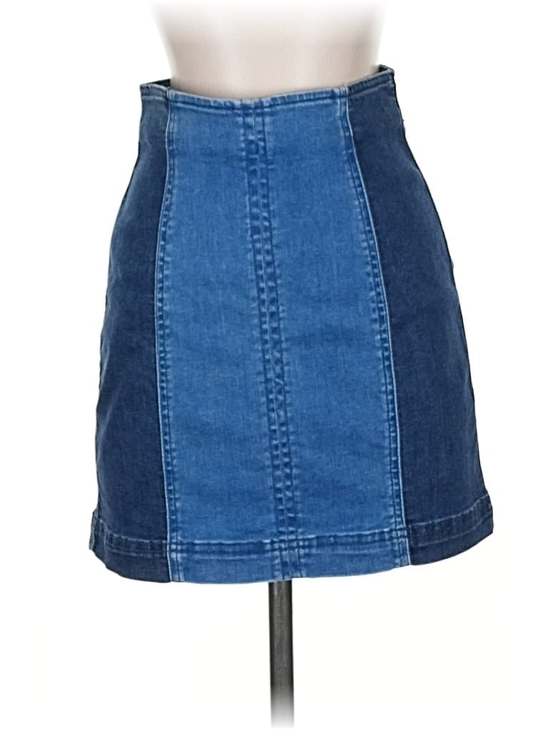 Pre-owned Pacsun Denim Skirt In Blue