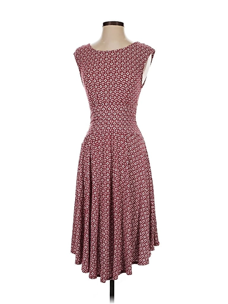 Pre-owned Moulinette Soeurs Casual Dress In Burgundy