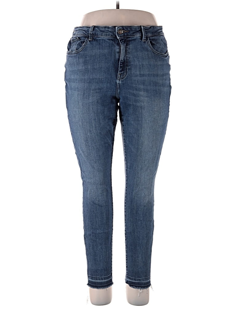 Pre-owned Warp & Weft Jeans In Blue