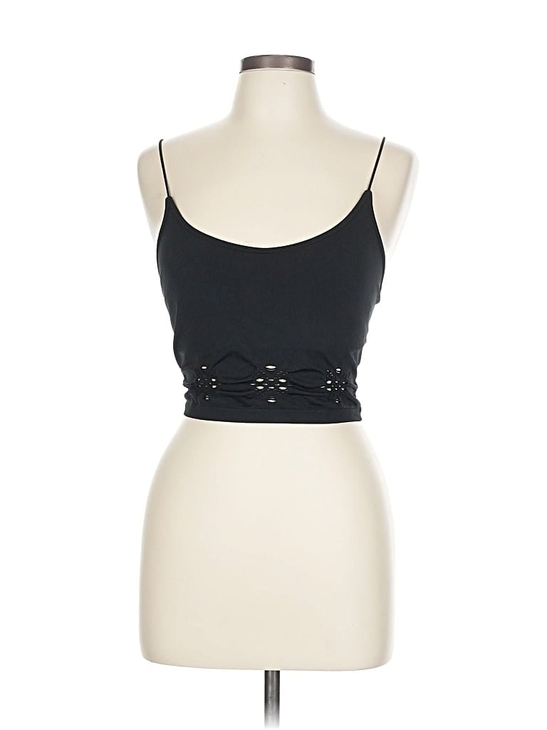 Pre-owned Colsie Tank Top Black Strapless Neckline Tops