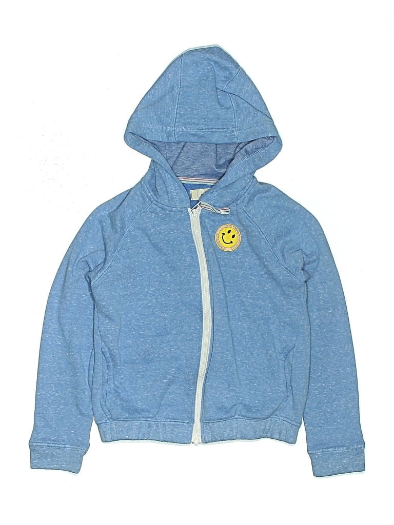 Pre-owned Peek Kids' ... Zip Up Hoodie In Blue