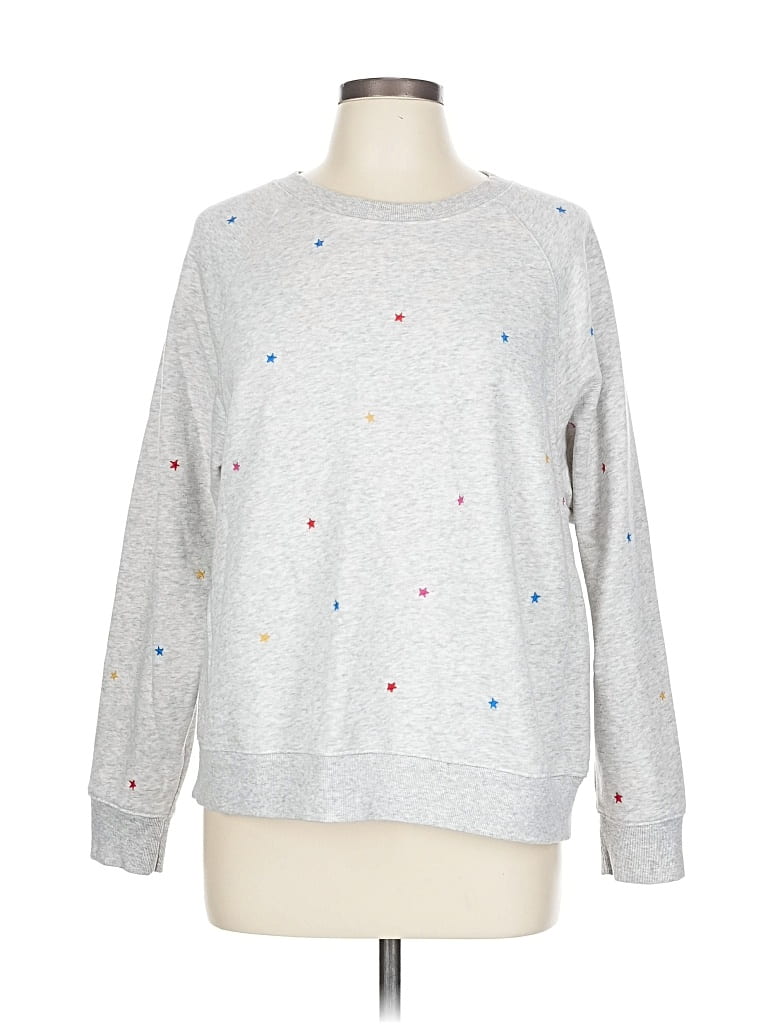 Pre-owned Old Navy Sweatshirt In Silver