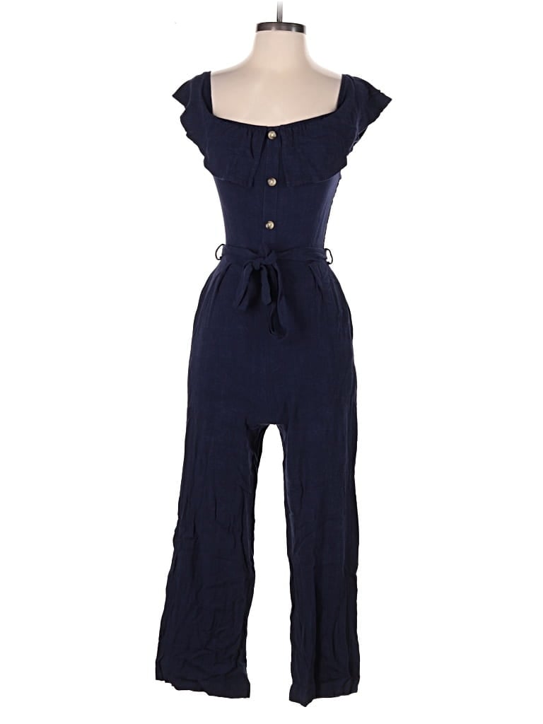 Pre-owned Monteau Jumpsuit In Blue