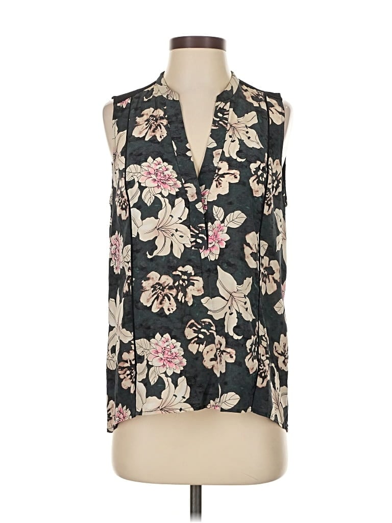 Pre-owned Elizabeth And James Sleeveless Blouse In Black